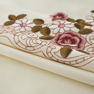 Nappe de table or ciré, linge de table en dentelle brodée, pour restaurant, vente en gros, service de nappe ronde, fournitures d'hôtel, 5 pièces - Product Image 4