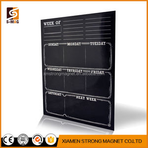 Pizarra magnética de estilo de borrado en seco para cocina, planificador semanal mensual para refrigerador, venta al por mayor - Product Image 3