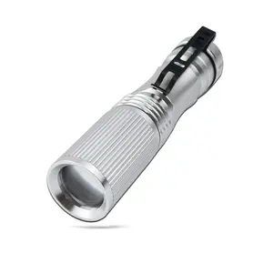 Aluminium Led Zaklamp Zaklamp, Goedkope Mini licht Zaklamp Met Clip