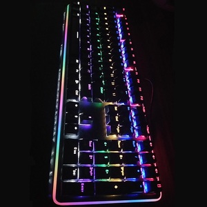 คีย์บอร์ดเกมมิ่ง RGB แสงด้านข้างหลากสี รุ่นใหม่ล่าสุด พร้อมสวิตช์ <span class=keywords><strong>Cherry</strong></span> <span class=keywords><strong>MX</strong></span>, Kailh และ Jixian - Product Image 5