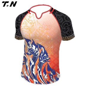 Tight wholesale polyester sublimation rugby shirt - Product Image 1