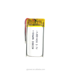 YJ 그룹 스마트 홈 ROHS 인증 리튬 폴리머 배터리 <span class=keywords><strong>551430</strong></span> 180mAh 3.7V G3J PCB 장착 (미용 마사지기용) - Product Image 1