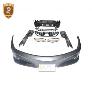 SC Style Auto Car Accessories Body Kit para <span class=keywords><strong>Ferrari</strong></span> <span class=keywords><strong>F430</strong></span> Fibra de vidrio Parachoques delantero Faldones laterales Piezas de difusor trasero - Product Image 1