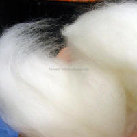 Dehaired Raw White Cashmere Fibre / Goat Wool Fiber