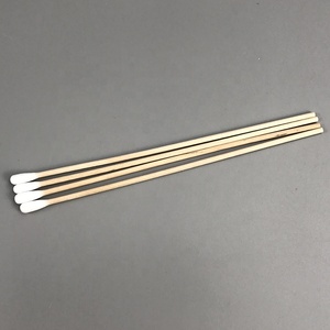 Hisopo <span class=keywords><strong>de</strong></span> Algodón Industrial Desechable <span class=keywords><strong>de</strong></span> un Solo Uso con Mango <span class=keywords><strong>de</strong></span> Madera <span class=keywords><strong>de</strong></span> 6 Pulgadas, Repuesto Huby CA-006 - Product Image 3