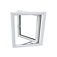 Ventana Abatible de PVC Insonorizada y Económica con Vidrio Templado, Estándar Europeo y 10 Años de Garantía para Uso en Casas de Campo