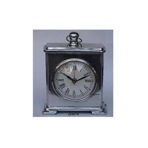 Reloj de Pared Cuadrado con Esfera Redonda en Acabado Pulido Espejo y También Disponible en Niquelado - Product Image 5