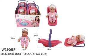 Muñeca de Juguete de 16 Pulgadas <span class=keywords><strong>con</strong></span> Cuerpo Suave, <span class=keywords><strong>con</strong></span> Set de Comer, Beber y Jugar para Niños - Product Image 4