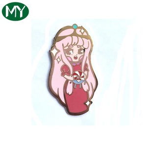 Produttori di cina di colore rosa della ragazza personalizzato perni del risvolto <span class=keywords><strong>smalto</strong></span> duro - Product Image 4