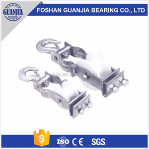 Hiệu Suất Cao Trượt Cao Su Lõm Bánh Xe U Hình Dạng Cáp Con Lăn/Ròng Rọc - Product Image 5