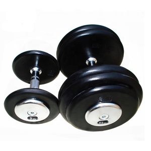 ชุดดัมเบลยางแบบมืออาชีพที่สามารถปรับได้พร้อมปลายโครเมี่ยม - Product Image 3
