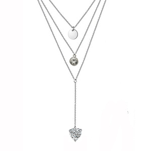 Olivia en acier inoxydable accessoires femmes bijoux coin vierge <span class=keywords><strong>marie</strong></span> religieux couches 18 k or collier - Product Image 2