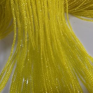 Cuentas Sueltas de Cristal Fantasma Verde Amarillo Claro para Uso Decorativo - Product Image 6