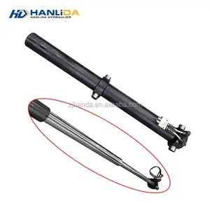 Trung Quốc Nhà Sản Xuất Multistage Telescopic Hai Giai Đoạn Double Acting Xi Lanh Thủy Lực