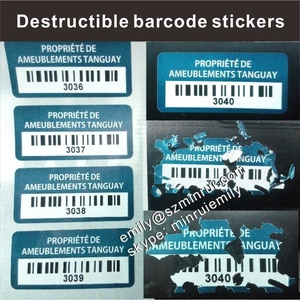 Thẻ Tài Sản Có Thể Phá Hủy Tùy Chỉnh Để Theo Dõi Sử Dụng Nhãn Dán Tài Sản Bảo Mật, Nhãn Tài Sản Vĩnh Viễn Hoặc Nhãn Hiệu - Product Image 4