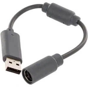 New 23cm Wired USB Controller Cable Adapter For XBOX 360