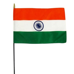 2023 Negara cetak Digital Bendera India kain poliester kualitas tinggi ukuran berbeda gaya panji buatan tangan