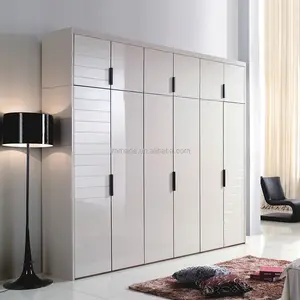 Top venta simple puerta corredera de armario de dormitorio de diseños de los precios de la india