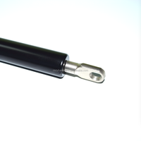 Amortisseur pneumatique à gaz automatique, force de 30 à 500 N, distance centrale de 380 mm, course de 150 mm