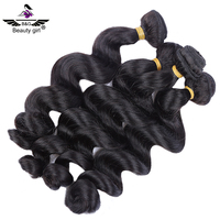 Alibaba — extension de cheveux brésiliens naturels, pack de mèches de cheveux vierges, vente en gros, style gel, vente en gros