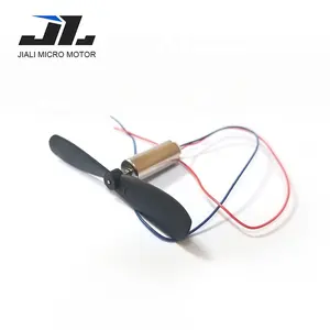 JL-0615 personalizado poderoso 6mm pequeno diy avião, motor dc sem fio com hélice