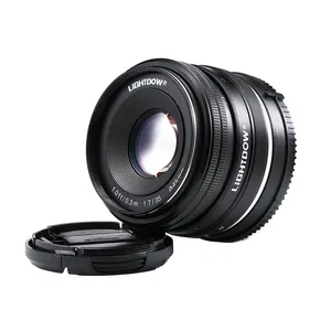 35mm F1.7-22 APS-C तय प्रधानमंत्री ई माउंट कैमरा लेंस के लिए सोनी a6000 a6300 a6500 a5000 a5100 Mirrorless कैमरा