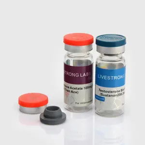 Custom high quality 3ml 5ml glass vials rubber stoppers caps 10ml sterile vials for injection