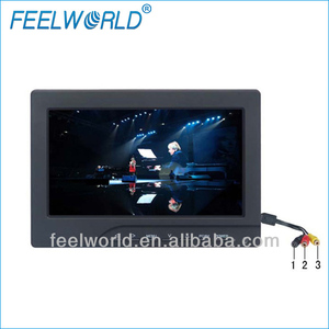 Feelworld 7 pulgadas lcd con pilas monitor con entrada av, rca, no bluescreen y alta luminosidad 450cd / <span class=keywords><strong>m</strong></span> - Product Image 1