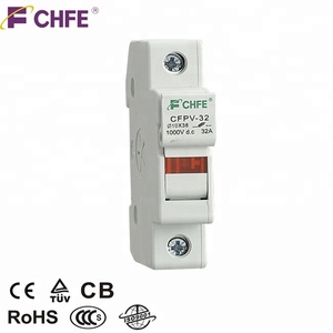 Porte-fusible solaire photovoltaïque DC 10X38 1-32A 1000V GPV certifié TUVCECB & RoHS, matériau durable en cuivre et plastique - Product Image 3