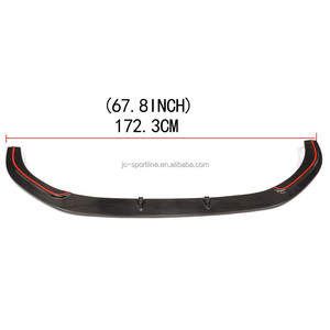 In Fibra di carbonio MK7 Paraurti Anteriore Labbro per <span class=keywords><strong>VW</strong></span> <span class=keywords><strong>Golf</strong></span> <span class=keywords><strong>VII</strong></span> 7 GTI 2014 - Product Image 6