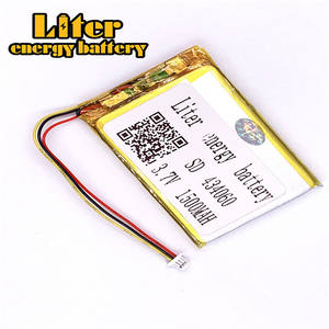 1.0-<span class=keywords><strong>3</strong></span> P <span class=keywords><strong>3</strong></span>.7 V 434060 1500 mah high quality lithium polymer battery li-li-ion rechargeable battery pack lipo battery - Product Image 2
