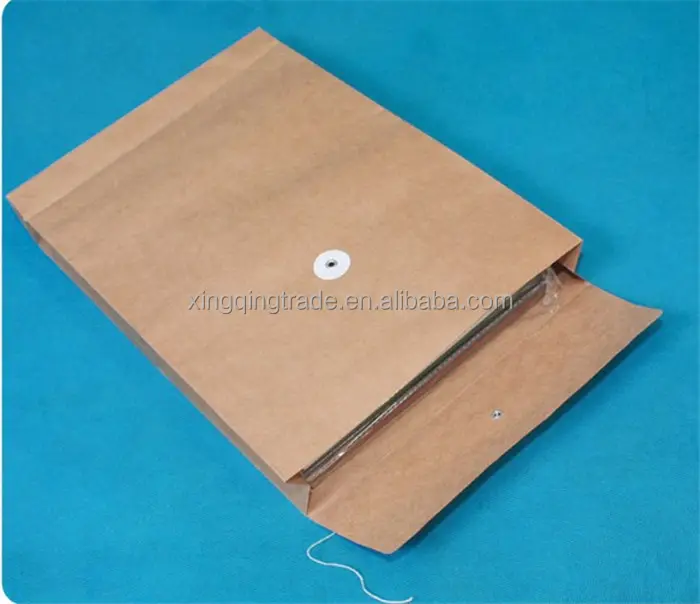 A4 براون ظرف من ورق الكرافت ورقة حقيبة ملفات وثيقة/هدية ورقة حقيبة