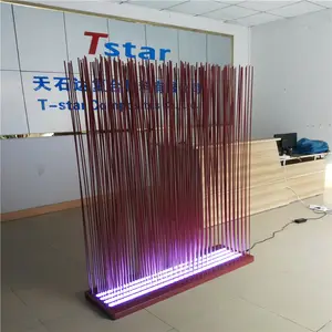 pultrusion frp rod screen/coffee shop fiberglass bar partition wall/frp curtain wall