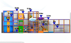 Attrezzatura Playground Indoor Soft Play di Cheer Amusement per Aree Gioco per Bambini in <span class=keywords><strong>Parchi</strong></span> <span class=keywords><strong>Divertimento</strong></span> - Product Image 3