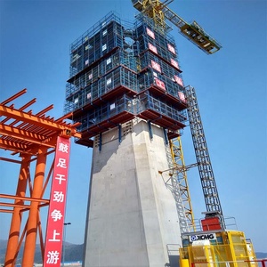Sistema de Encofrado de Muros Autoescaladores Hidráulicos de Acero para la Construcción de Pilotes de Puentes - Product Image 5