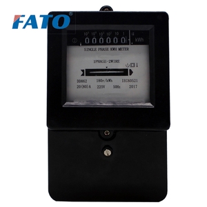 Compteurs d'énergie FATO DD862-4 monophasés, deux/trois fils, panneau frontal, enregistrement des heures de consommation, compteur d'énergie - Product Image 5