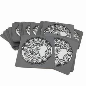 Cartes de jeu de tarot Mandala premium avec un design artistique noir et blanc, jeu de cartes de pleine conscience, impression de cartes de jeu - Product Image 5