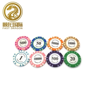 Diseño personalizado Casino arcilla profesional OEM suministro ABS Poker Chips para <span class=keywords><strong>la</strong></span> venta - Product Image 5