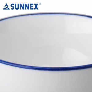 <b>Cheap</b> and Economy Enamel Like 5 Inch Porcelain Ceramic Rice Bowl for Household and Catering - Product Image 2