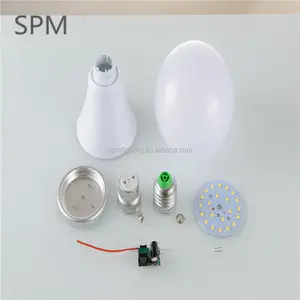 Productie E27 5W 7W 9W 12W Component Beschikbaar Led Lamp Skd Onderdelen