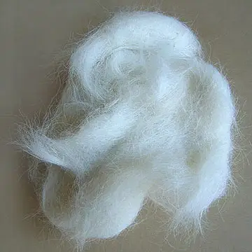 White Sheep Wool fiber