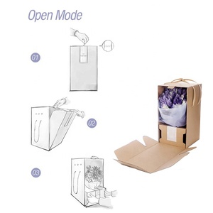 Handmade Tính Năng Hộp Hoa Sóng Với Xử Lý Hộp Vận Chuyển Lớn - Product Image 2