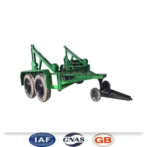 1T-15T Hydraulic Cable Drum Trailer MADE IN CHINA / Heavy duty cable reel vehicle