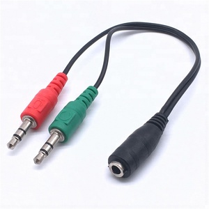 Adaptateur Jack de 3.5mm, séparateur cti-y, câble Audio, avec Microphone séparé et connecteur pour casque, pour PC, PS4, casque de jeu - Product Image 1