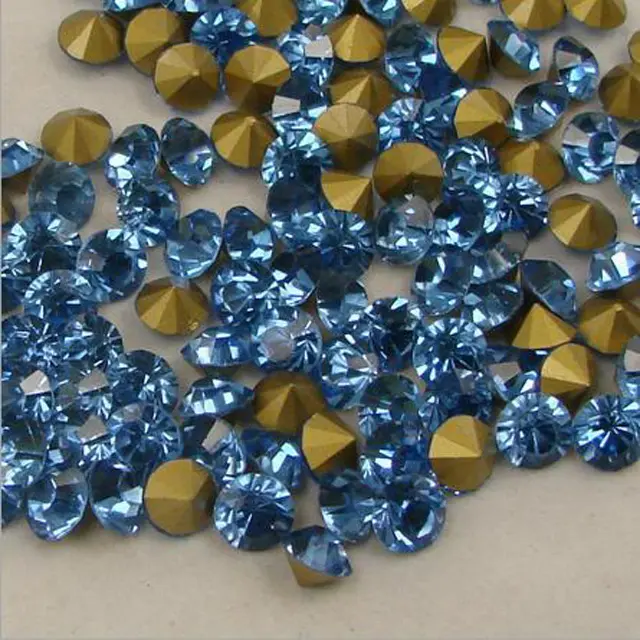 Sapphire Crystal Hạt Điểm Trở Lại Kim Cương Pha Lê