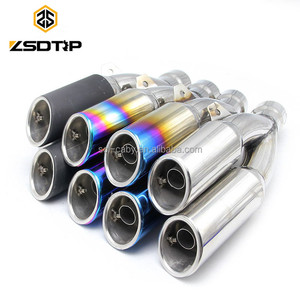 Silencieux d'échappement de moto en acier inoxydable avec DB Killer pour CB400 CBR600 FZ400 Z750 <span class=keywords><strong>TMAX</strong></span> YZF600 S1000R - Product Image 3