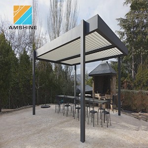Mur Monté ou sur <span class=keywords><strong>pied</strong></span> Pliant Motorisé Pergola - Product Image 3