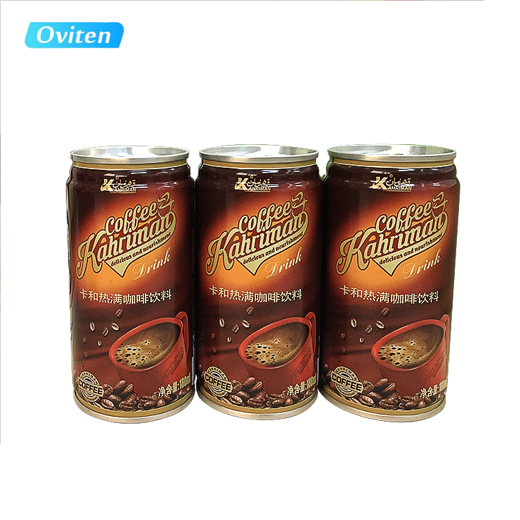 Пользовательские OEM бренды консервы черный кофе напиток