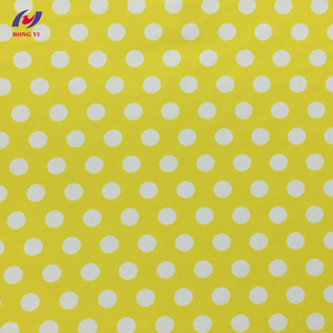 Traje de baño de lunares amarillos, superelástico, tela de LICRA - Product Image 4