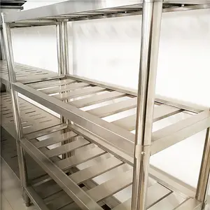 בעבודת יד לקוחות עיצוב 304 נירוסטה אחסון מדפים - Product Image 4